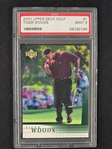 2001 Upper Deck - Tiger Woods #1 (RC). PSA 9. - Picture 1 of 2