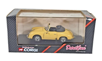 Corgi Detail Car Titanium Art 225 Porsche 356A Cabrio 96627 Diecast 1/43 Boxed. - Image 1 of 4