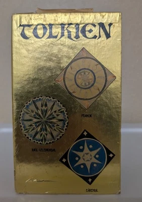 1977 The Lord Of The Rings Trilogy 1st Ballantine Books Gold Box Set - Image 1 of 4