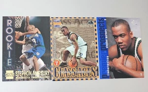 Stephon Marbury 3 Card Lot 1997 SP RC / 1997 St Club RC / 1997 St Club Insert - Picture 1 of 3