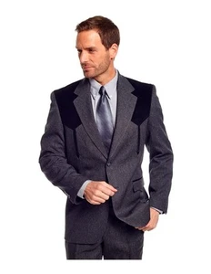 Circle S Western Sport Coat Mens Two Button Boise Arrow CC2976 - Picture 1 of 15