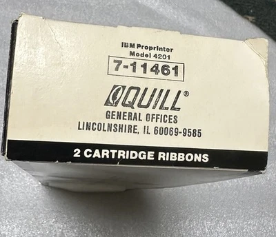 Original IBM Proprinter 4201 Ribbon P/N 6328829 Black - New Open Box - Image 1 of 4