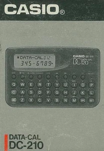 CASIO DATA-CAL DC-210 GY - CALCOLATRICE, RUBRICA, MEMORIA, DATA BASE - Bild 1 von 1