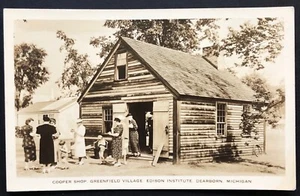 1939 Dearborn Michigan Vintage Postcard - posted - Real Photograph - RPPC - Picture 1 of 2