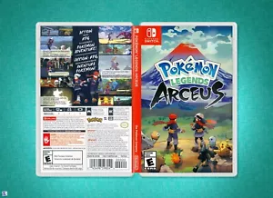 Pokémon Legends: Arceus COVER ART: Replacement Insert & Case for Nintendo Switch - Picture 1 of 3