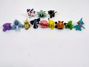 Lot of 12 Mini 1" Pokemon Figures - PK China - Cake Toppers Pikachu - Picture 1 of 5