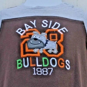 Carter's boys size 12 mos. Snap Short One Piece, Bayside Bulldogs FREE SHIP! - Foto 1 di 4