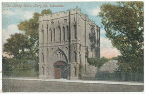 The Abbey Gate, Bury St. Edmunds, 1904 postcard - Picture 1 of 2