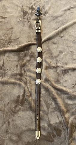 Florida State Seminoles Genuine Leather Collegiate Brown  Belt Size Youth Size S Cover