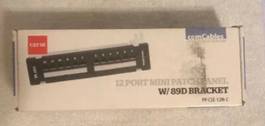 Mini panel de conexión comCables 12 puertos Cat 5E H-2 - Imagen 1 de 4