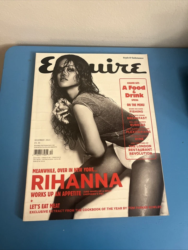 Rihanna ESQUIRE Magazine UK December 2014 Dan Stevens Brand New Foto 1 de 1