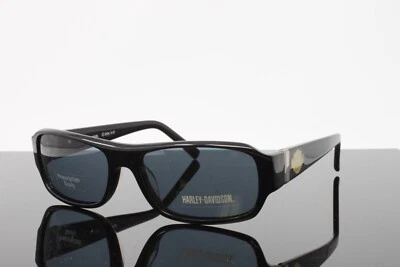 Harley Davidson men's sunglasses HDX801-BLK3 Black 55mm Blue Lens Logo - image 1 of 4