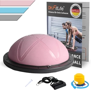 DH Fitlife Balance Ball, Yoga Gleichgewichtstrainer Φ60*22Cm Bis 200 KG Belastba - Bild 1 von 6
