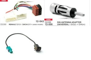 Juego de instalación de radio cable de radio adaptador de antena adecuado para Dacia Logan Duster Sandero - Imagen 1 de 6