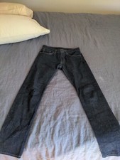 railcar fine goods spikes Japanese selvedge denim slim