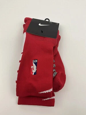 Nike NBA Authentics  PSK654-657 Red / White Crew Socks L - Image 1 of 2