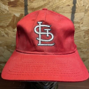 Vintage Saint Louis Cardinals Red Snapback Signed Competitor Genuine Merchandise - Picture 1 of 13
