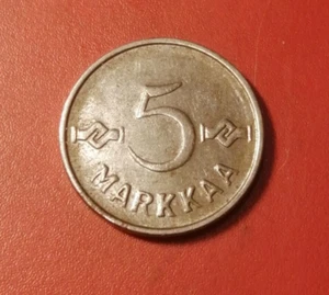 *Finland 5 markkaa 1952 Iron  * Fine condition 1+* - Picture 1 of 2
