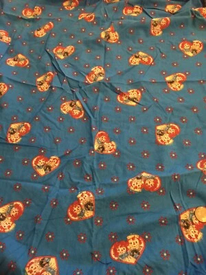 Daisy Kingdom #1745 Raggedy Ann/Andy Classic Fabric 31" square piece washed - Image 1 of 4