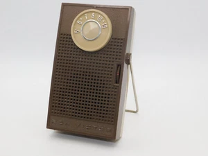 1961 RCA Victor Coat Pocket Brown AM Transistor Radio 3-RG-14-Works Great! - Picture 1 of 21