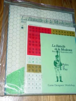 GDW : La Bataille de la Moskowa game - Borodine: September, 1812 (UNPUNCHED) Foto 1 de 4