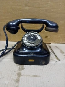 Telefono Bachelite E Ferro Siemens Milano Mod 28 Epoca Stipel Teti  - Foto 1 di 7