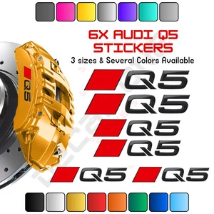 6x Audi Q5 Brake Caliper High Temperature Decals Sticker - Bild 1 von 3