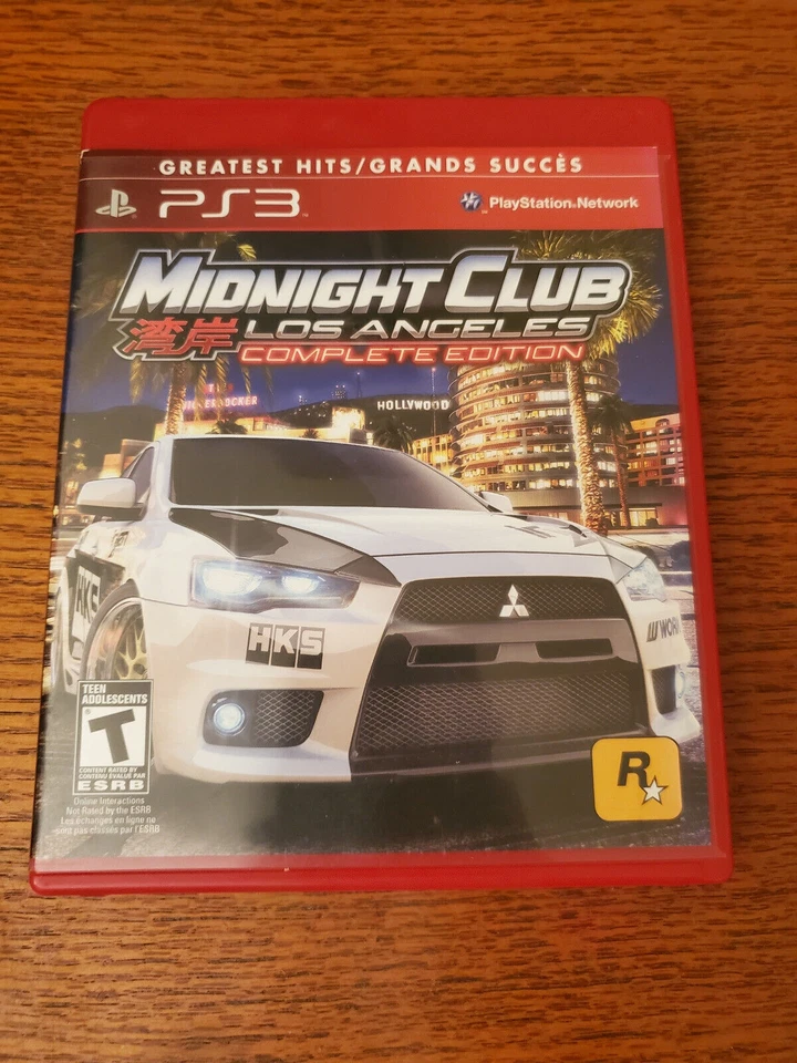 Midnight Club Los Angeles Complete Edition Greatest Hits (Playstation 3 Ps3) - Image 1 of 1