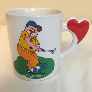 Taza de café The Love taza de té Duffer oso golfista 1984 mango de corazón envío gratuito - Imagen 1 de 7