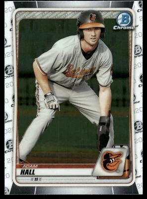 2020 Bowman #BCP-90 Adam Hall Baltimore Orioles Baseball Card - Image 1 of 2