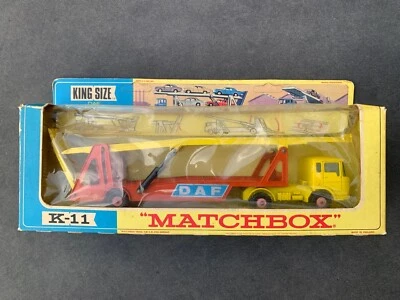Matchbox King Size K11-B3: DAF Car Transporter in original box - Image 1 of 4