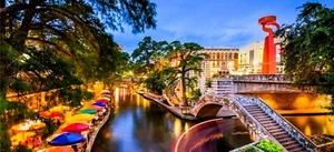 THE RIVER WALK San Antonio Texas Alamo POSTER 24 X 36 Inches SWEET! - Picture 1 of 2