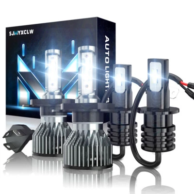 Combo de 4 faros LED altos/bajos + faros antiniebla 6000K para Infiniti Q45 1997 1998 Foto 1 de 4