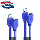 USB 3.0 Extension Extender Cable Cord M/F Standard Type A Male to Female lot