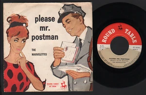 7" THE MARVELETTES PLEASE MR. POSTMAN / SO LONG BABY 1962 ITALY ROUND TABLE - Foto 1 di 1