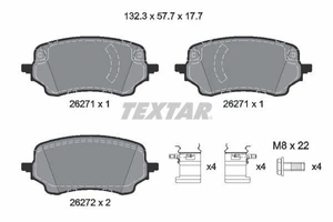 TEXTAR 2627101 Bremsbeläge Satz Vorne für FORD Puma SUV - Bild 1 von 8