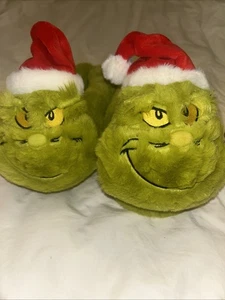 Dr. Suess The Grinch Weihnachten Hausschuhe Kinder Größe M 11-12 Neu mit Etikett - Bild 1 von 11