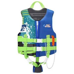 HeySplash Toddler Swim Vest Kids Floaties Adjustable Strap Swim Jacket Indigo - Picture 1 of 7