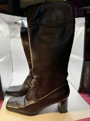 Women’s Capezio Black Leather Piper Dress Boots Size 9M - Image 1 of 4