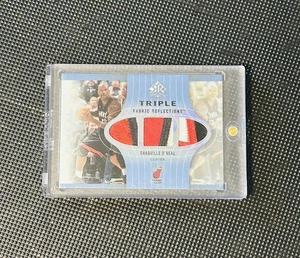 06-07 NBA REFLECTIONS - SHAQUILLE ONEAL - TRIPLE RELIC🔥2/15🔥GAME USED🔥 - Picture 1 of 2