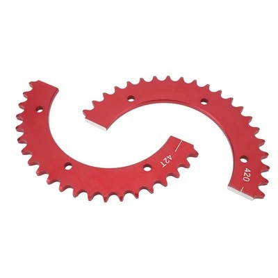 Universal Split Sprocket 420 Chain 42 Tooth Aluminum Alloy Rear Split Sprocket - Image 1 of 4