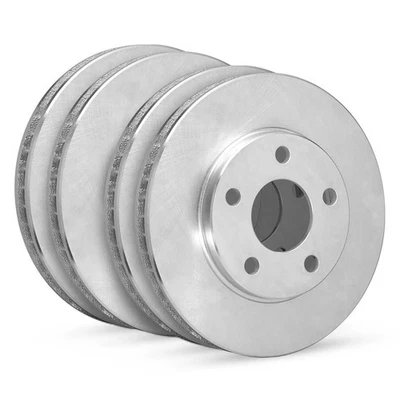 For Mercedes-Benz CL500 98-99 R1 Concepts Plain Front & Rear Brake Rotor Set - Image 1 of 4