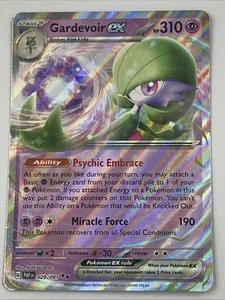 Juego de Cartas Coleccionables Pokémon: Gardevoir EX 029/091 Escarlata y Violeta - Destinos Paldeos Doble Raro - Imagen 1 de 6