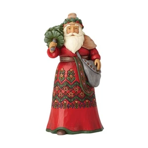 Jim Shore Heartwood Creek Sweden Santa Figurine 4058791 - Picture 1 of 5