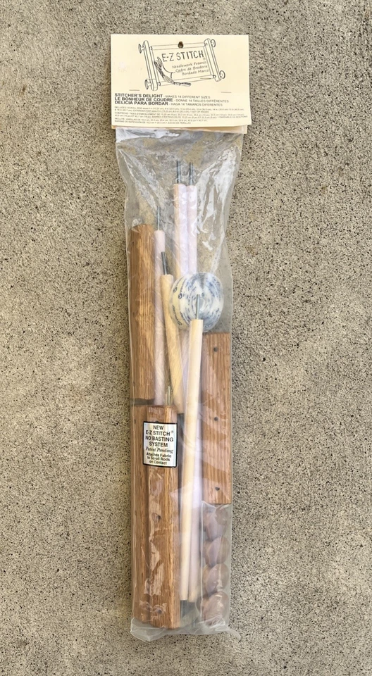 Stitcher's Delight E-Z Stitch Needlework Scroll Frames Oak 14 Sizes Embroidery - Image 1 of 4