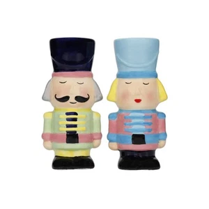 KitchenCraft Dolomite Ceramic The Nutcracker Collection Salt and Pepper Shakers - Picture 1 of 10