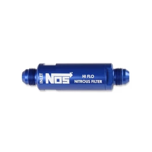 NOS 15557NOS In-Line Hi-Flow NOS Filter, 6AN - Blue - Picture 1 of 8