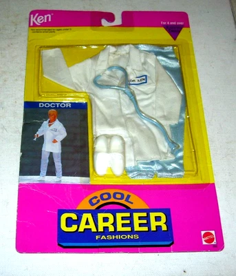 Barbie Ken Cool Carrera Moda Doctor Outfit 866 Mattel 1992 Nuevo Foto 1 de 3