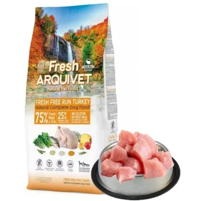 ARQUIVET Fresh halbfeuchtes Futter Pute & Fisch alle Rassen glutenfrei 10 kg - Bild 1 von 3
