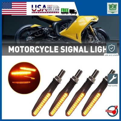 Luces de señalización intermitentes de giro LED ámbar para motocicleta Suzuki DRZ400sm EE. UU. Foto 1 de 4